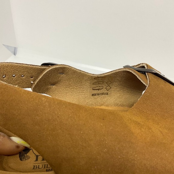 Novacas Women’s Vegan Sandals- Brown-Size U.S. 6 - Picture 4 of 5